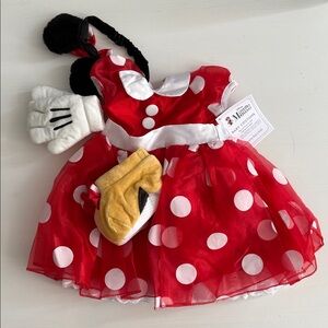 Pottery Barn Kids Minnie Mouse baby costume NWT